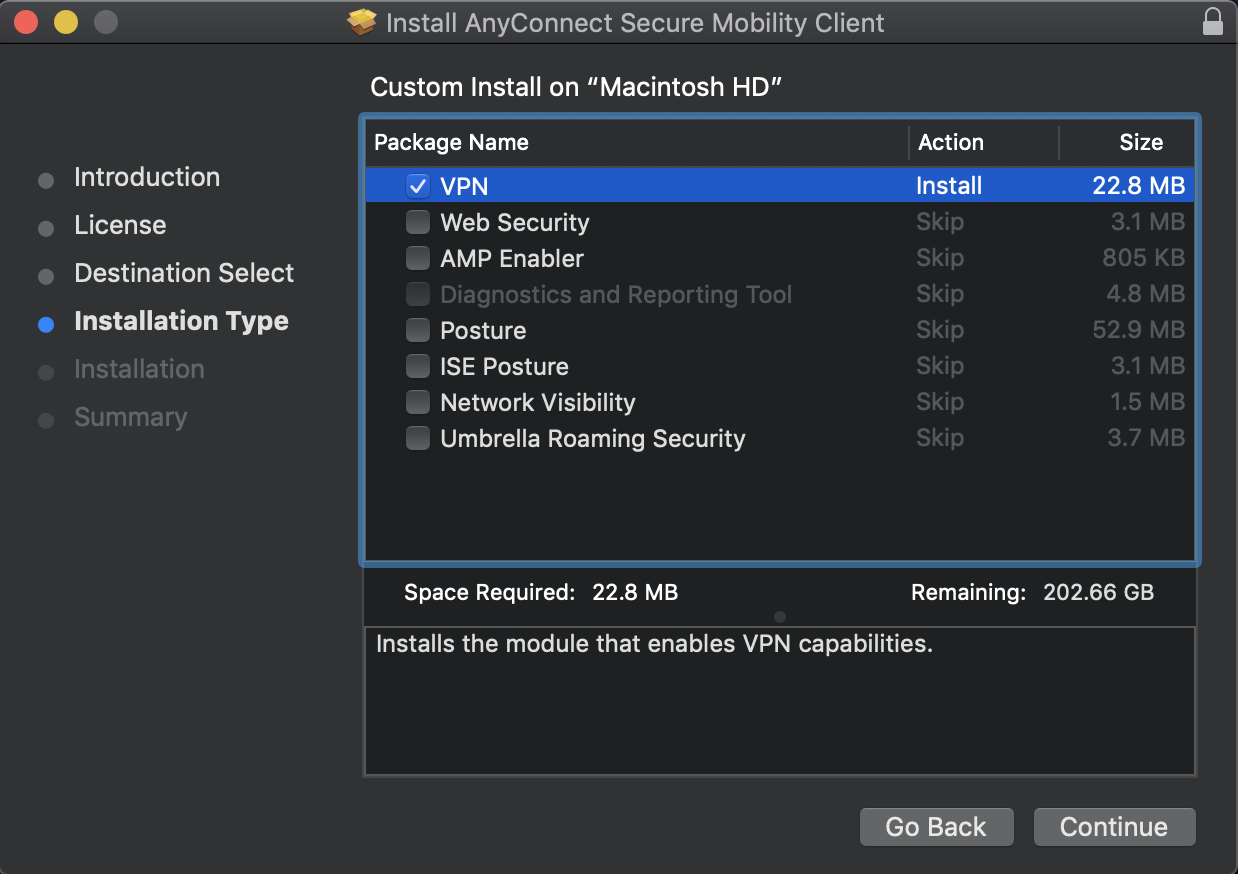 cisco vpn client for mac 10.12